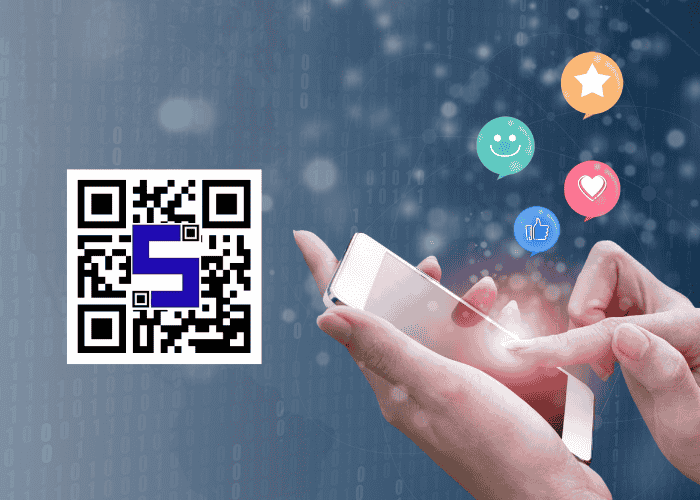 Social media connectivity with STT QR Code