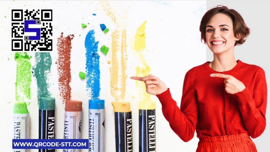 Image of dyes with STT QR Code